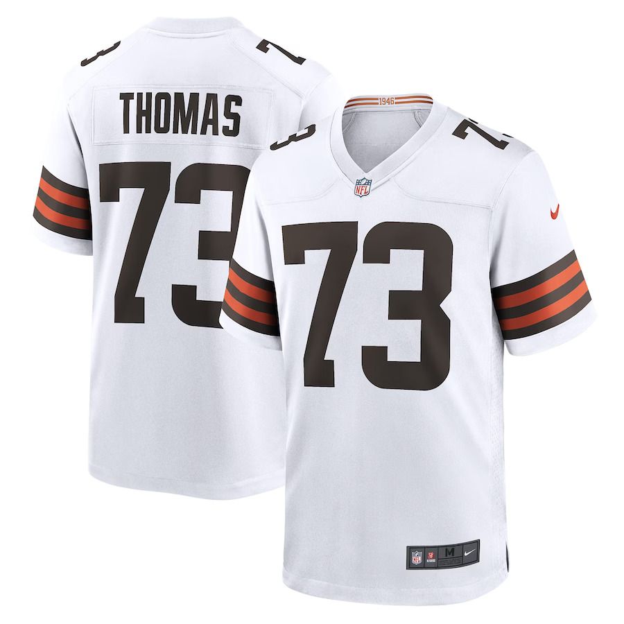 Men Cleveland Browns #73 Joe Thomas Nike White Retired Game Player NFL Jersey->cleveland browns->NFL Jersey